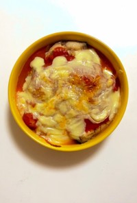【簡単】サバの水煮缶でトマトチーズ焼！