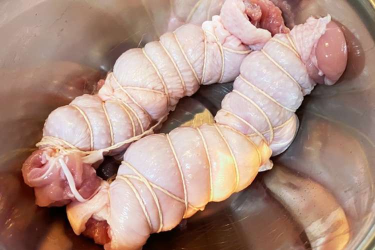 チャーシューのタコ糸の縛り方 鶏肉 レシピ 作り方 By にたまん クックパッド 簡単おいしいみんなのレシピが350万品