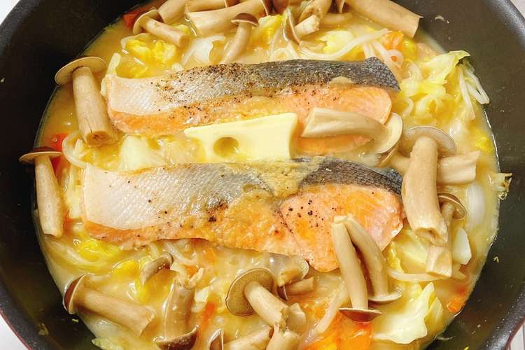 フライパンで超簡単 鮭のちゃんちゃん焼き レシピ 作り方 By あこちゃん91 クックパッド 簡単おいしいみんなのレシピが364万品