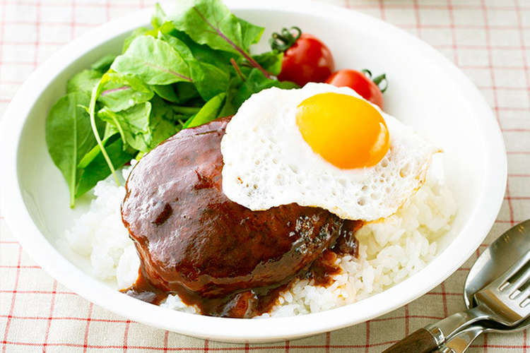 子どもも大人も 絶品ソースのロコモコ丼 レシピ 作り方 By オタフク クックパッド 簡単おいしいみんなのレシピが373万品