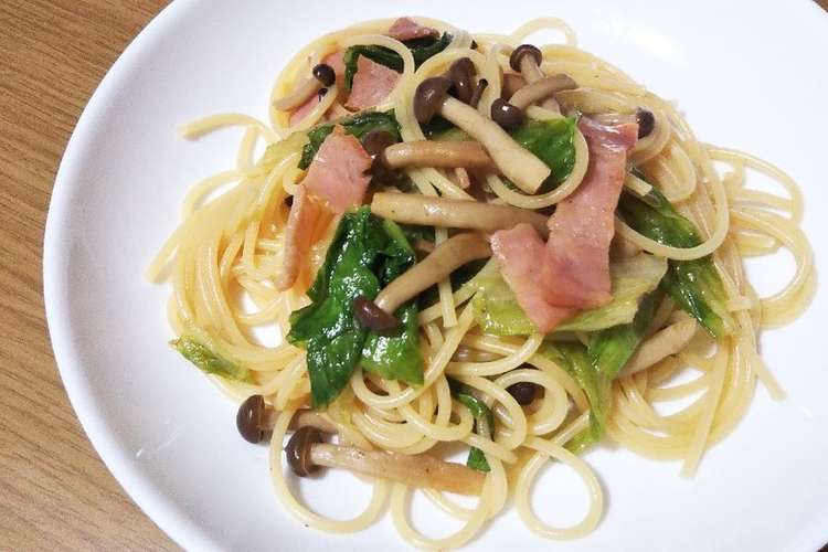 しめじとベーコンのバター醤油パスタ レシピ 作り方 By クックmeijia クックパッド