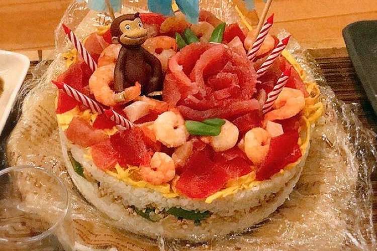 誕生日に 可愛いちらし寿司ケーキ レシピ 作り方 By 珈琲に目がないちゃん クックパッド 簡単おいしいみんなのレシピが355万品