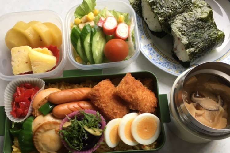 高校男子お弁当 1 7 16 レシピ 作り方 By ｊｓｓｊ クックパッド