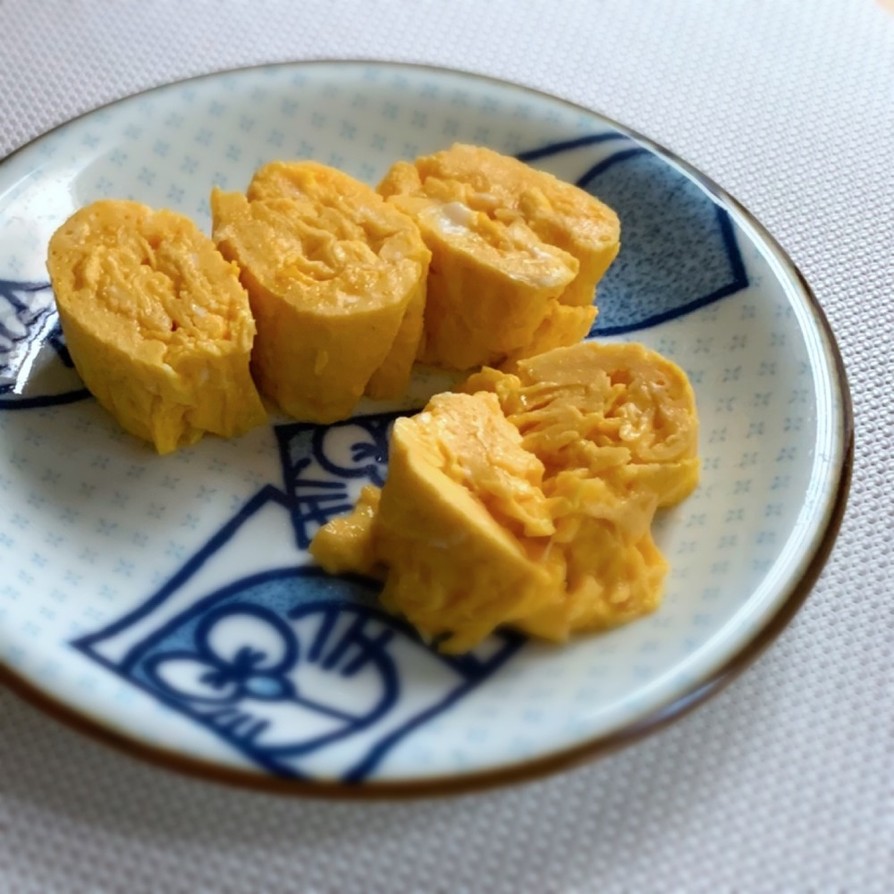 納豆のタレで♪ふんわり♡おべんとう卵焼きの画像