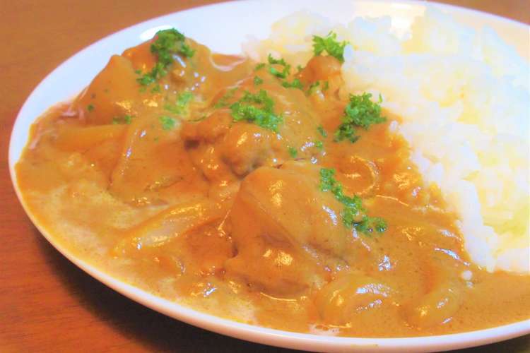 鶏もも肉と玉ねぎの豆乳カレー レシピ 作り方 By ﾋﾟｰさんのﾟｰﾟﾟ クックパッド 簡単おいしいみんなのレシピが355万品