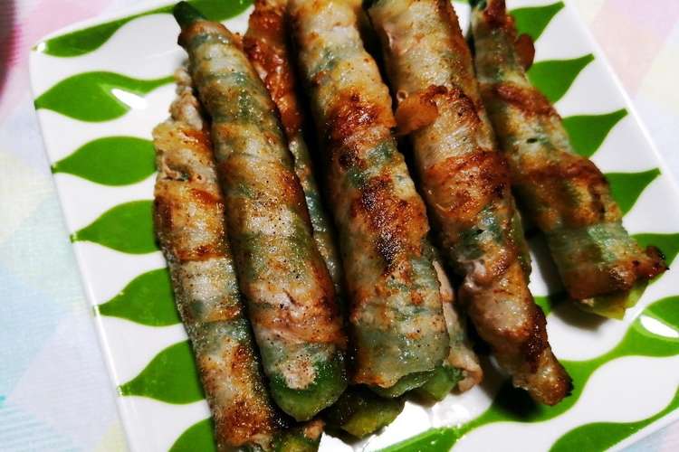 おくらの豚肉巻き レシピ 作り方 By まぶたん クックパッド 簡単おいしいみんなのレシピが356万品
