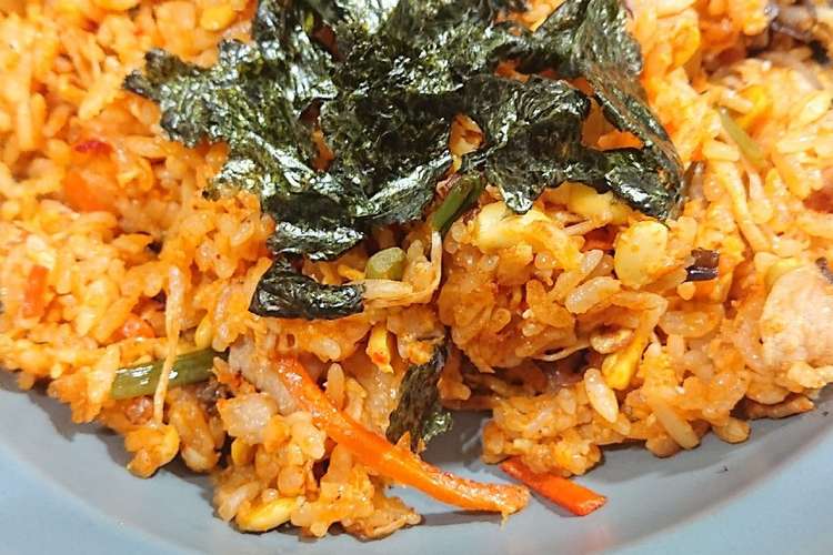 簡単 ビビンバチャーハン レシピ 作り方 By ててーる クックパッド 簡単おいしいみんなのレシピが352万品