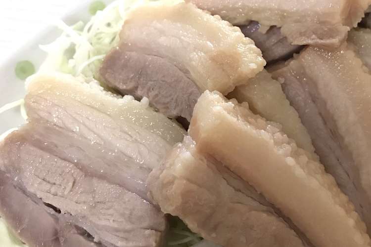 豚バラブロック De 味噌 蒸し豚 レシピ 作り方 By 晴夏mam クックパッド 簡単おいしいみんなのレシピが375万品