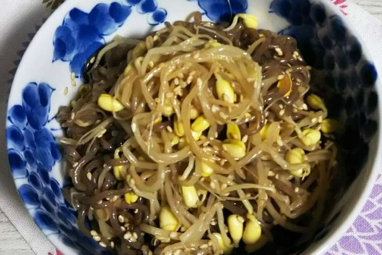 糸蒟蒻作戦その２ 豆もやしのきんぴら レシピ 作り方 By マイのご飯です クックパッド 簡単おいしいみんなのレシピが376万品