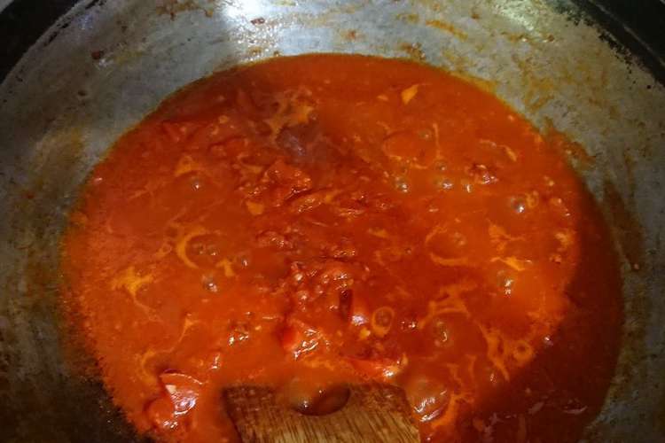 自家製トマトソース 萎れ気味トマトでも レシピ 作り方 By チビ吉 クックパッド 簡単おいしいみんなのレシピが352万品