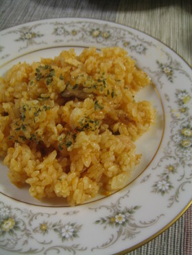 炊飯器で簡単チキンライス♪