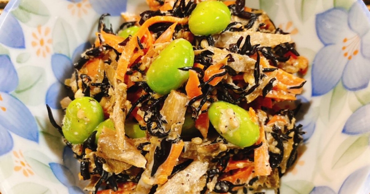 ☆ひじきゴボウ人参枝豆サラダ☆ by マカロン♡♡♡ 【クックパッド】 簡単おいしいみんなのレシピが367万品