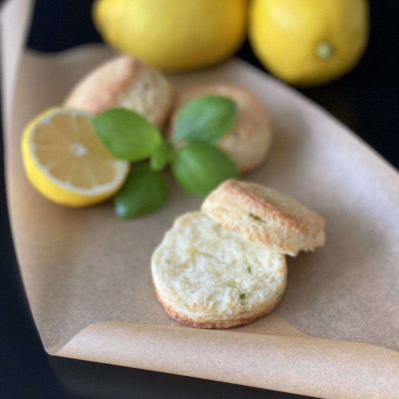 レモンクランベリースコーンのレシピ