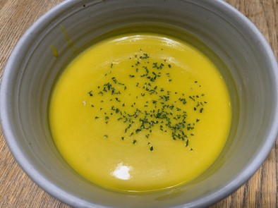 江戸崎かぼちゃの冷製スープの写真