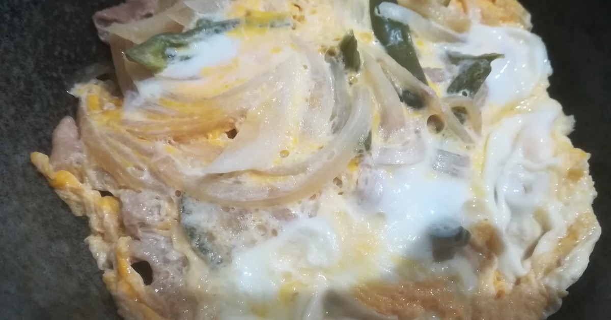 簡単 豚バラと野菜で卵とじ丼 レシピ 作り方 By Dad Kids クックパッド 簡単おいしいみんなのレシピが354万品