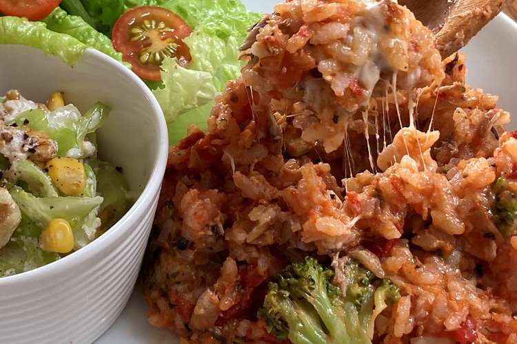 レンチン 保存食で簡単 トマトリゾット風 レシピ 作り方 By まこまま きっちん クックパッド 簡単おいしいみんなのレシピが349万品
