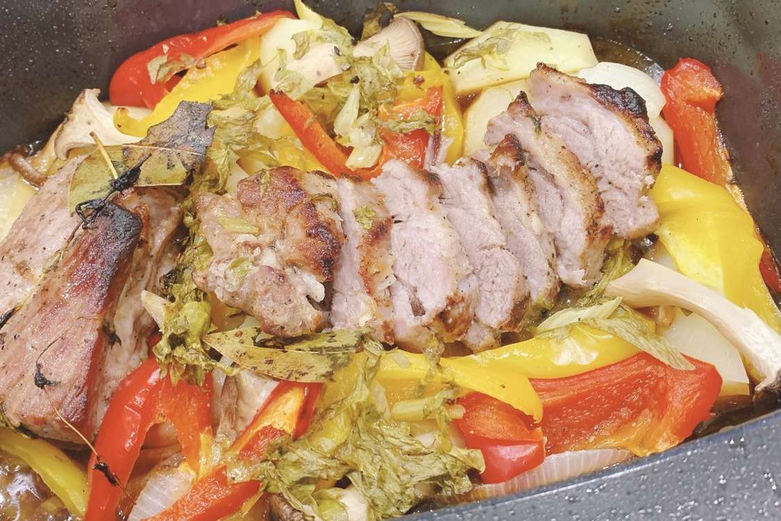 野菜たっぷりローストポーク レシピ・作り方 by cookナオアテ 【クックパッド】 簡単おいしいみんなのレシピが384万品 香草のローストポーク