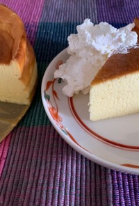 糖質制限♡ふわふわチーズケーキ