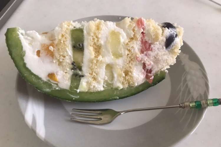 丸ごとメロンケーキ レシピ 作り方 By さわちゃんこ鍋 クックパッド 簡単おいしいみんなのレシピが355万品