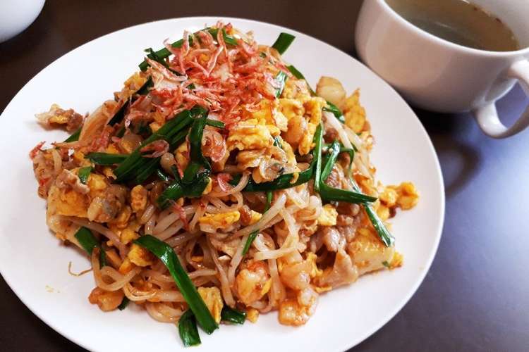お家で簡単タイ料理 パッタイ レシピ 作り方 By エマニエル 藤子 クックパッド 簡単おいしいみんなのレシピが352万品