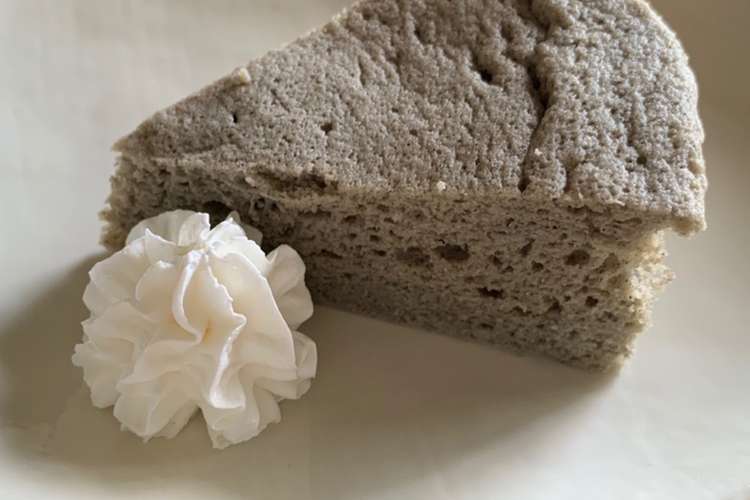 レンジで簡単おからパウダー黒ごまケーキ レシピ 作り方 By Sakuranba クックパッド