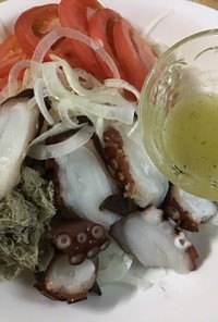 瀬戸内タコの白梅酢アラカルト