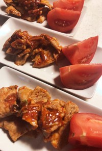 生姜焼き用の豚肉でボリューム豚キムチ　