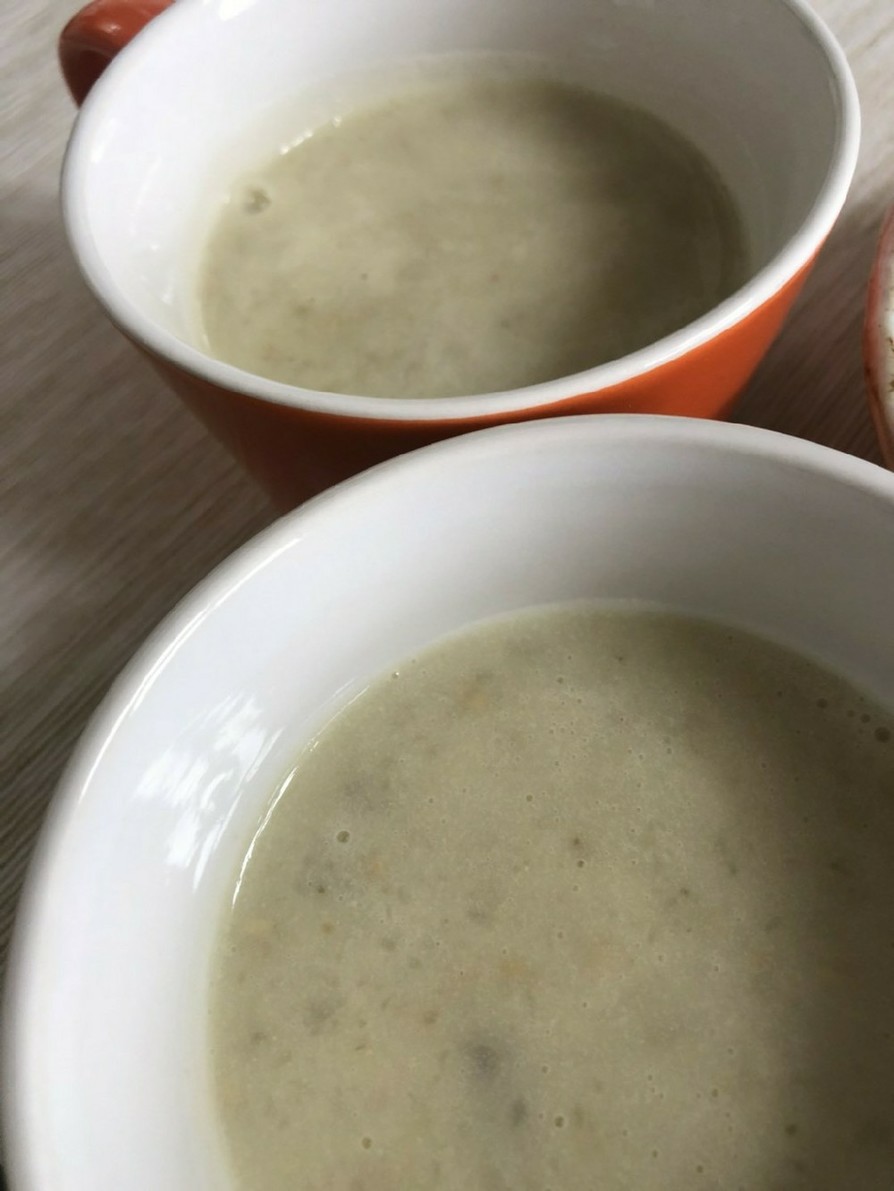 ごぼうと白ごまのスープの画像
