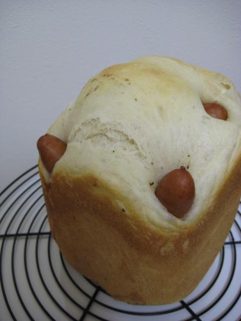 HBで❤手抜きウィンナーパン（早焼き）の画像