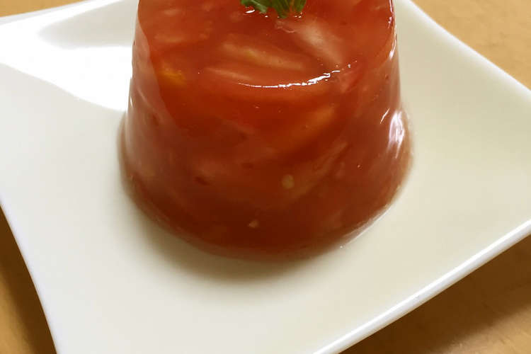 アメーラ トマトのさわやかゼリー レシピ 作り方 By さかなのまち焼津市 クックパッド