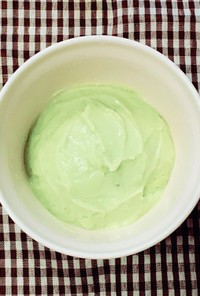 簡単カスタード★green cream