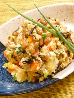納豆ぽてとさらだ