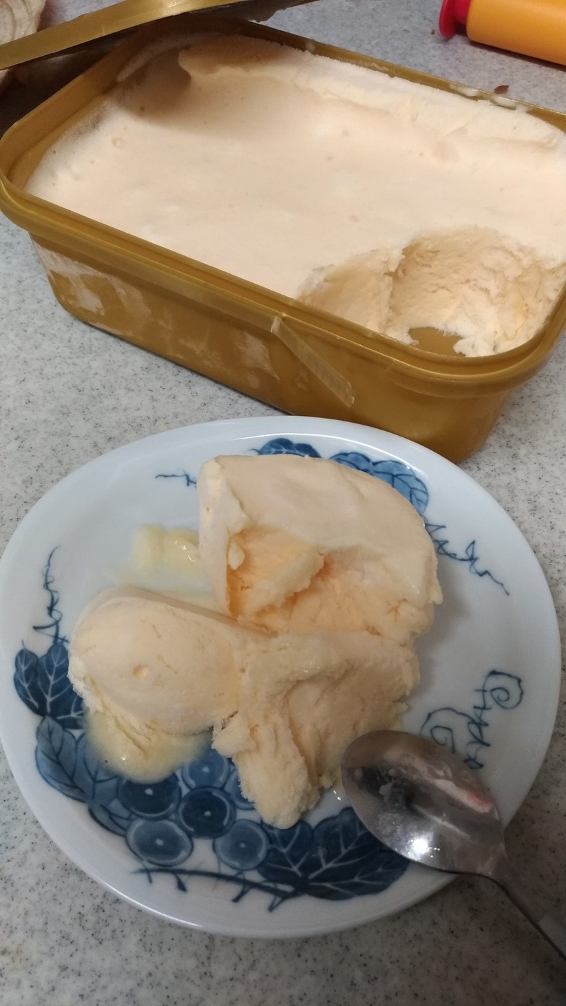 失敗から学んだアイスクリームの画像