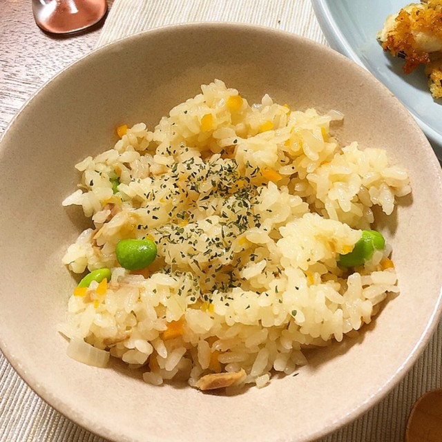 バター香る ツナの洋風炊き込みご飯 レシピ 作り方 By Maxmax クックパッド 簡単おいしいみんなのレシピが360万品