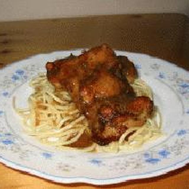 チキンステーキスパゲティに黒胡椒ソース レシピ 作り方 By Cookie クックパッド 簡単おいしいみんなのレシピが360万品