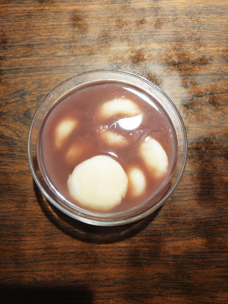 豆腐白玉の冷やし汁粉の画像