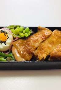 207、鶏の照り焼き親子丼⁈弁当♡