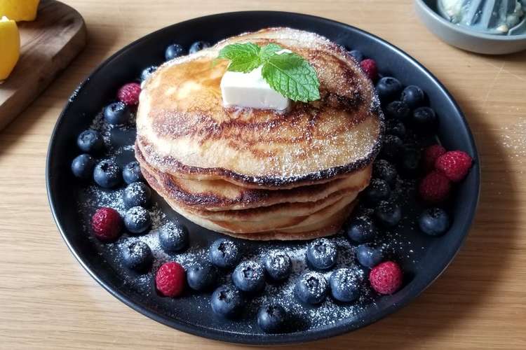 レモン汁入りのパンケーキ レシピ 作り方 By ウニズkitchen クックパッド
