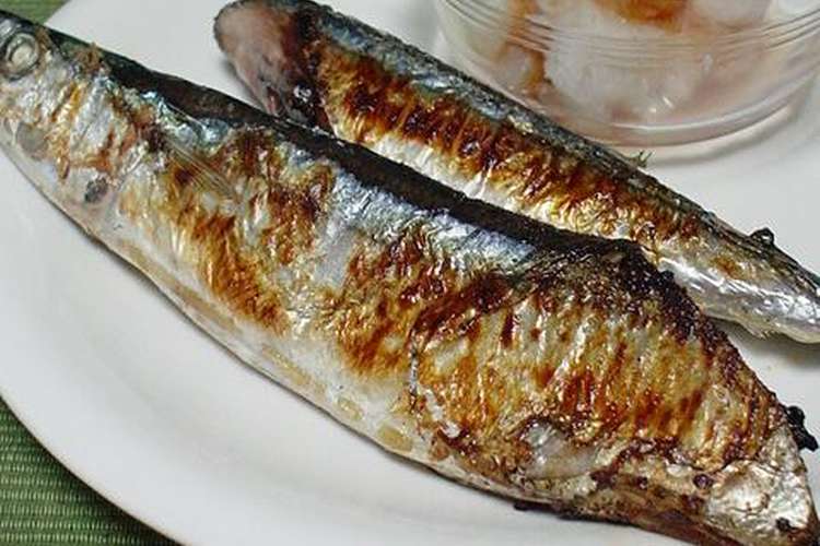 フライパンで☆さんまの塩焼き