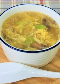 【動画あり】鶏むね肉の中華風スープ
