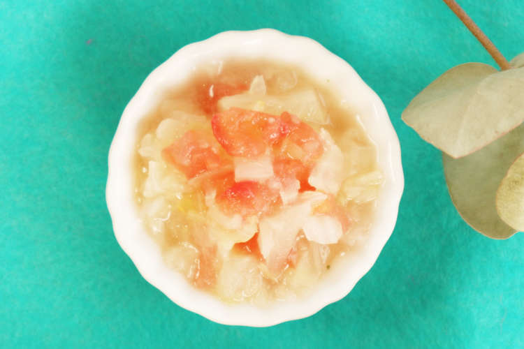 離乳食中期 野菜のだし煮 トマト添え レシピ 作り方 By やまひここんぶ クックパッド 簡単おいしいみんなのレシピが359万品