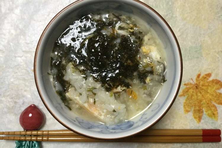 簡単あったかアカモク雑炊 レシピ 作り方 By アカモクの達人 クックパッド 簡単おいしいみんなのレシピが353万品