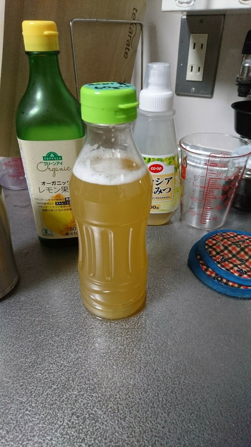 蜂蜜で手作りポカリの濃縮液。作り置き可の画像