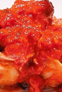 豚バラズッキーニのトマトソース煮
