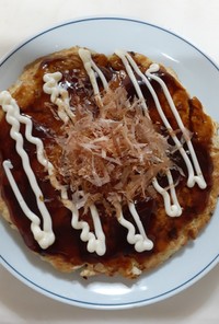 小麦ファイバーのお好み焼き