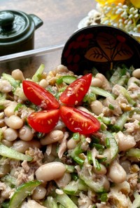 ウズベキスタン♡インゲン豆のサラダ