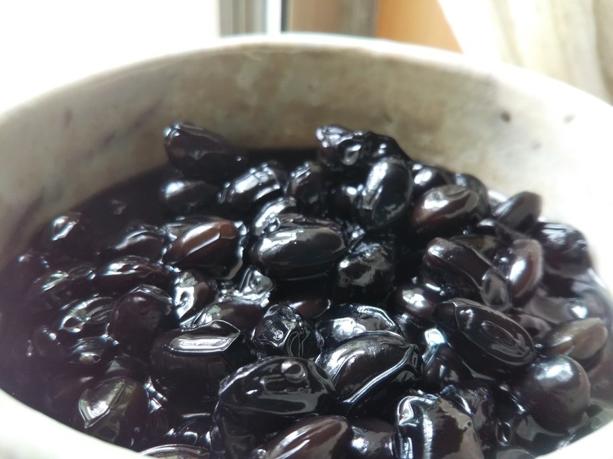 優しい甘味の黒豆の画像