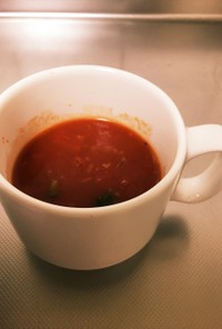 1分！朝に助かるトマトスープ