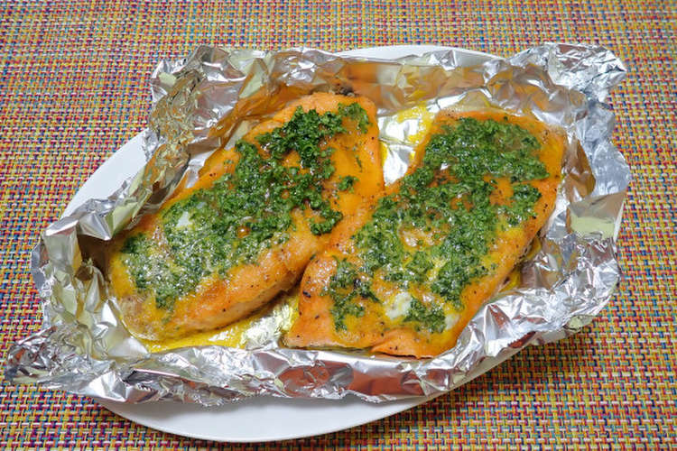 サクラマスの香味オーブン焼き レシピ 作り方 By あおもりの肴 クックパッド 簡単おいしいみんなのレシピが375万品