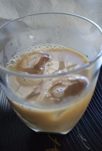 浅煎り豆から作るアイスカフェオレ(覚書)
